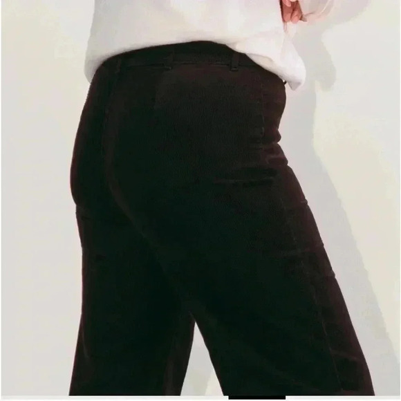 EVERLANE The Sailor Pant in Corduroy Black Size Size 6 - Picture 3 of 8